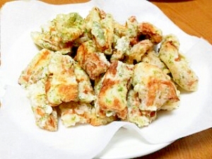 冷凍してお弁当の簡単1品に ちくわの磯辺揚げ レシピ 作り方 By ちゅろす1972 楽天レシピ