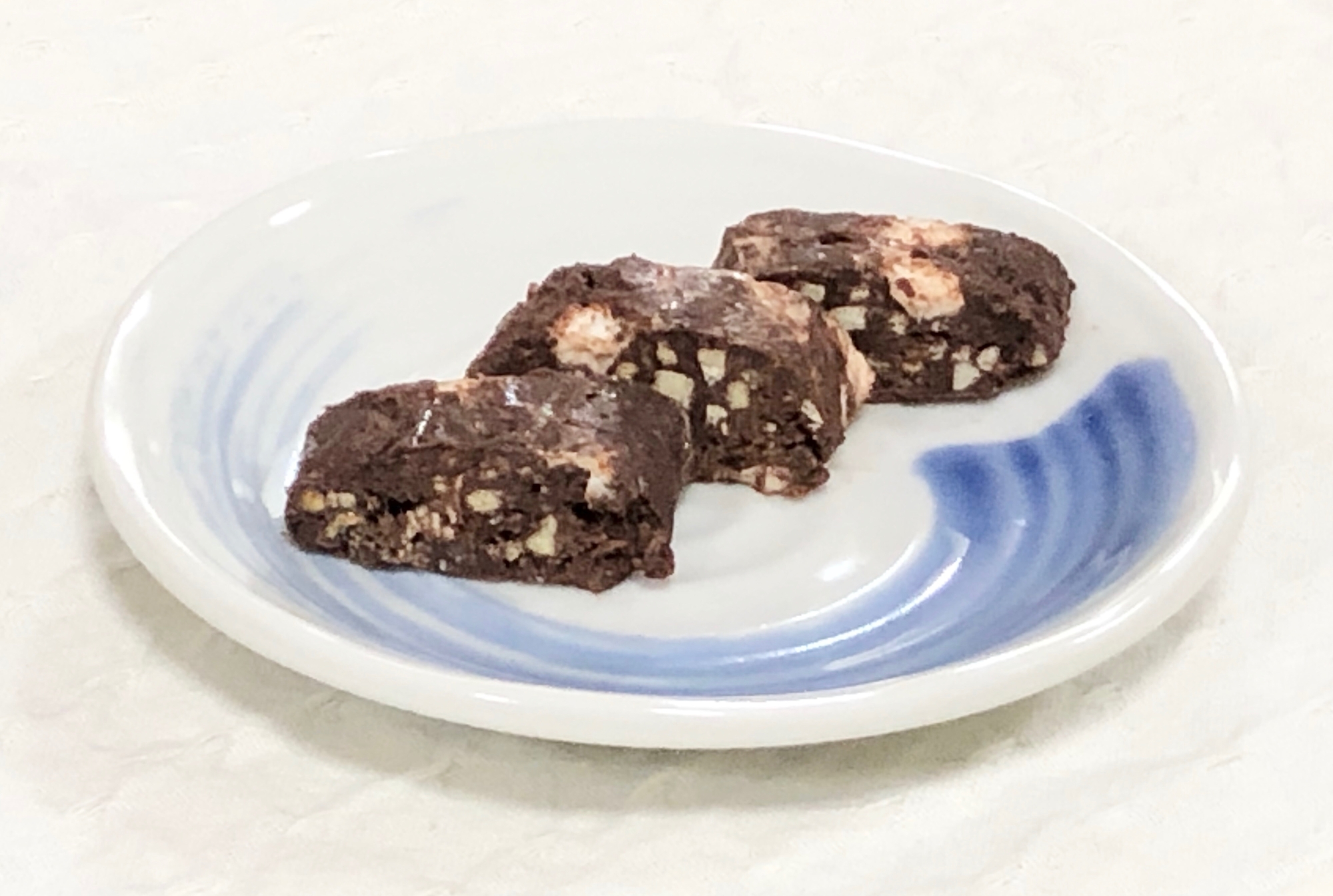 簡単 マシュマロとナッツのチョコファッジ レシピ 作り方 By くろみつきなこもち 楽天レシピ