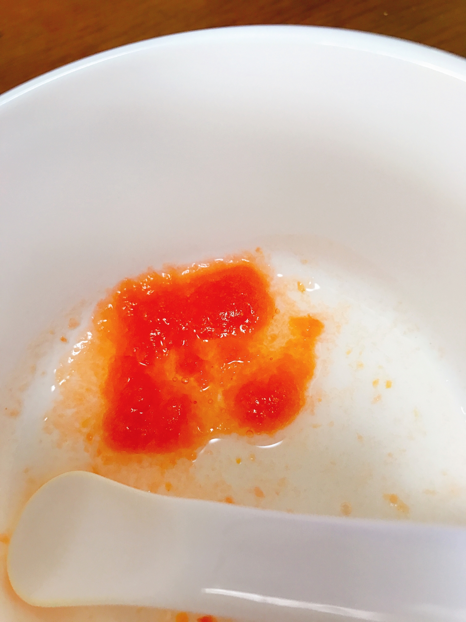 ハンドブレンダーで離乳食 トマトのペースト レシピ 作り方 By Kmychan 楽天レシピ
