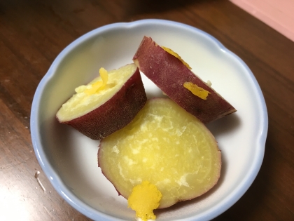 さつまいもと柚子のはちみつ煮