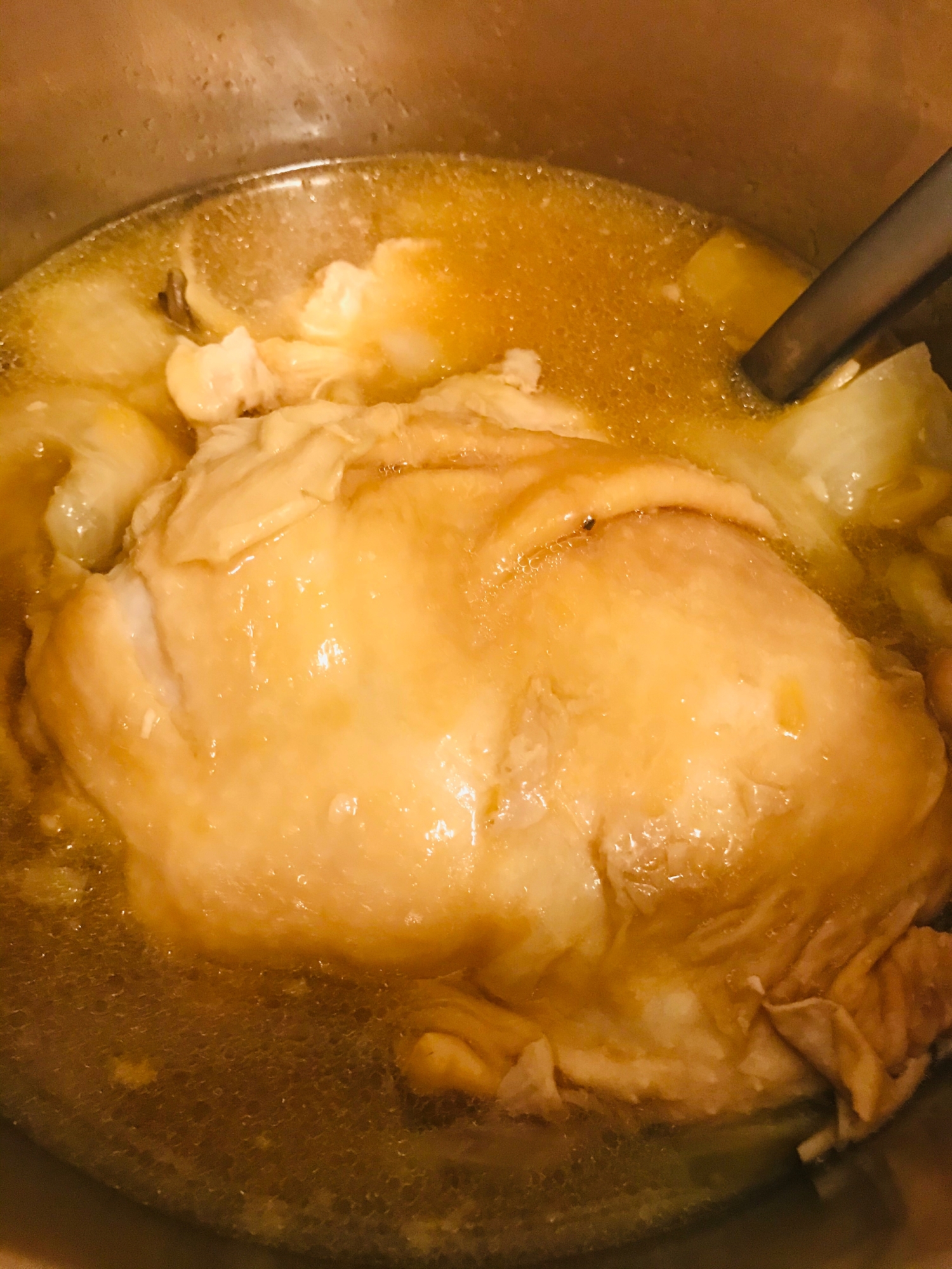 鶏もも肉照り焼き煮物　圧力7分　インスタントポッド
