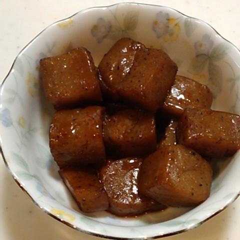 板蒟蒻の甘辛炒め煮