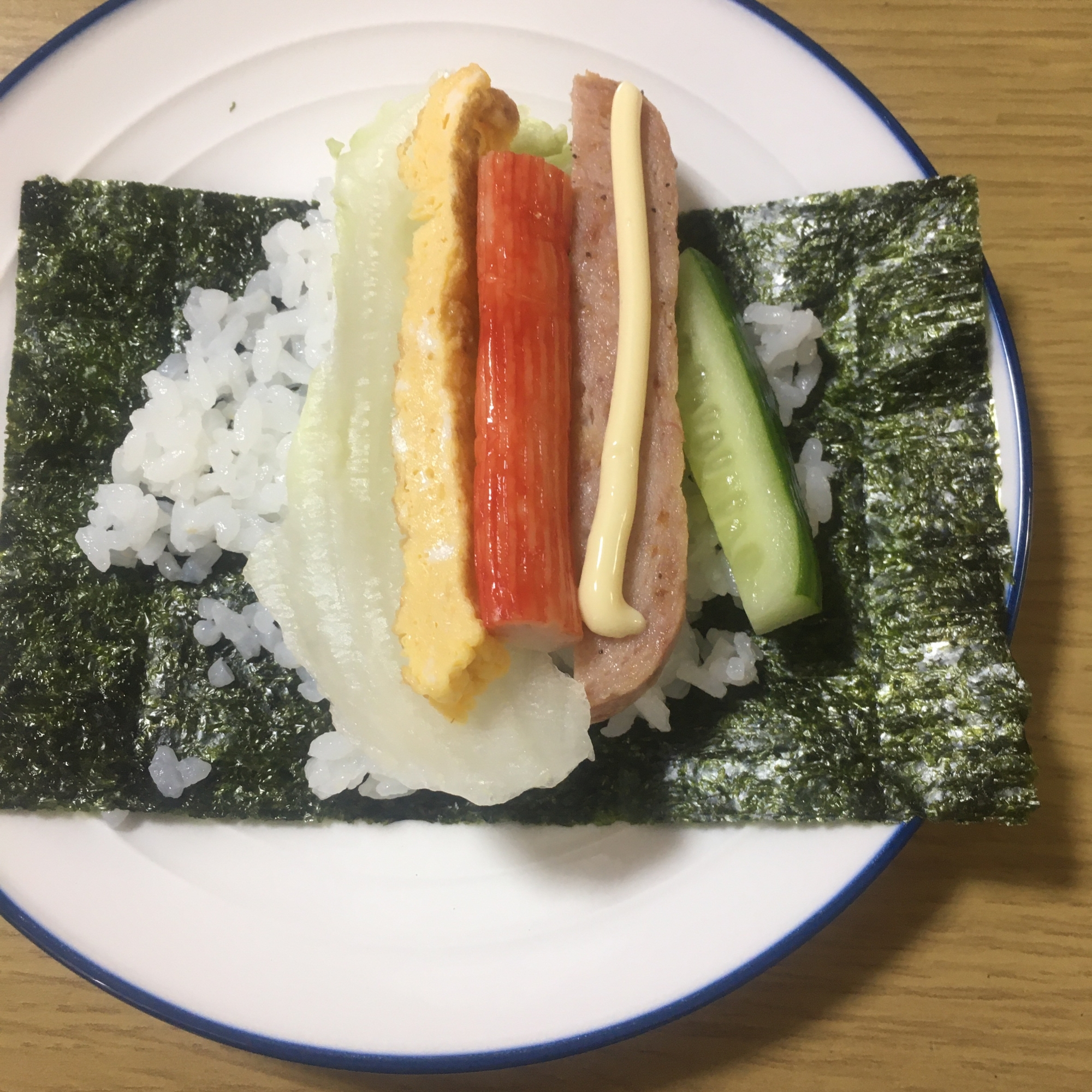 スパムを使った巻き寿司