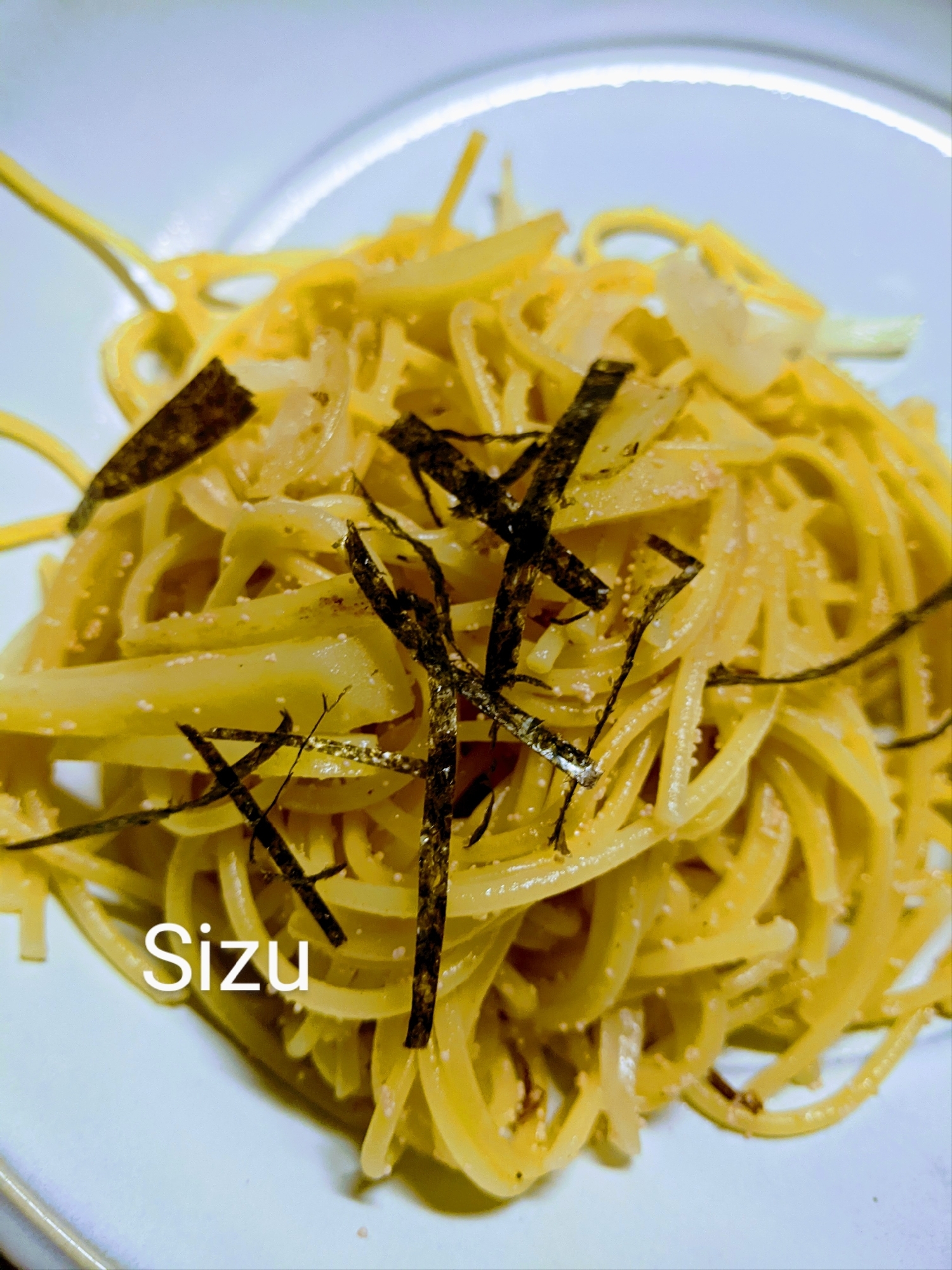 じゃがいもとたらこのパスタ