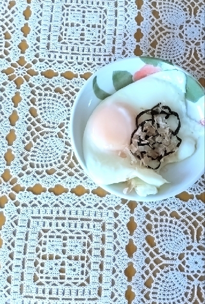おかかと塩昆布の目玉焼き