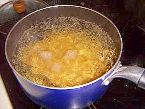 ガス代節約パスタのゆで方