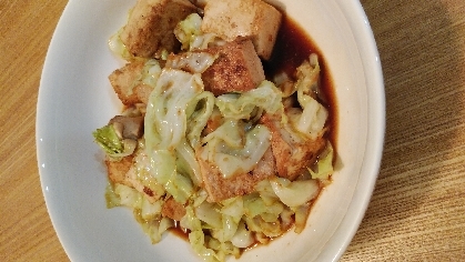 豆腐と野菜のペペロンチーノ炒め