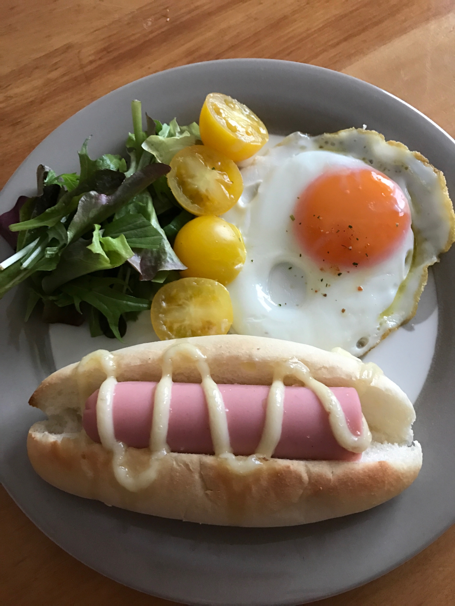 魚ニソドックで朝ごはん