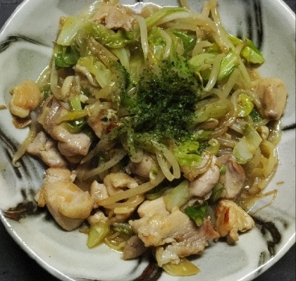 鶏もも肉と野菜のスタミナ炒め