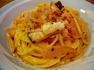 和風クリームパスタ♪