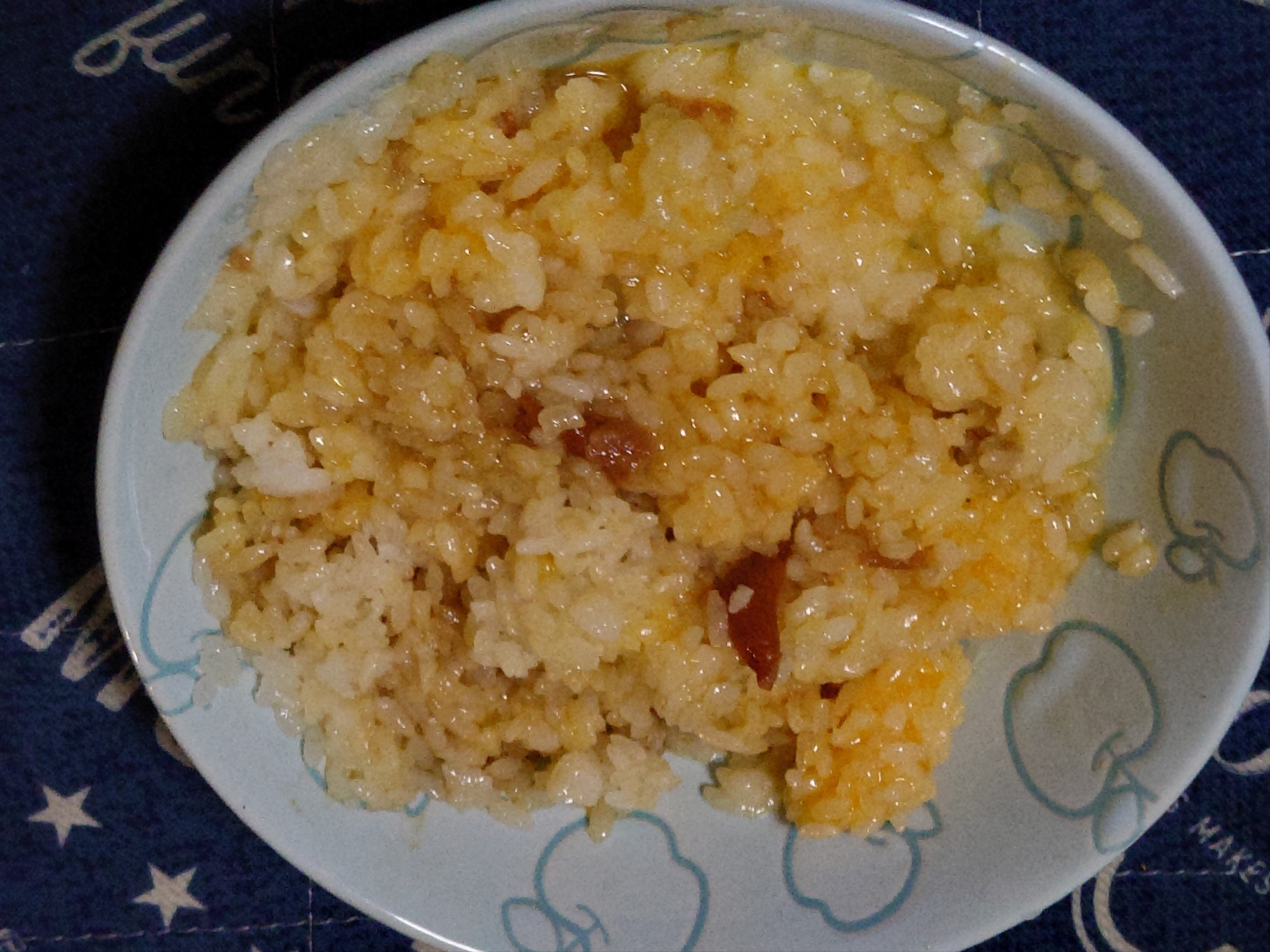 卵かけラー油梅ご飯