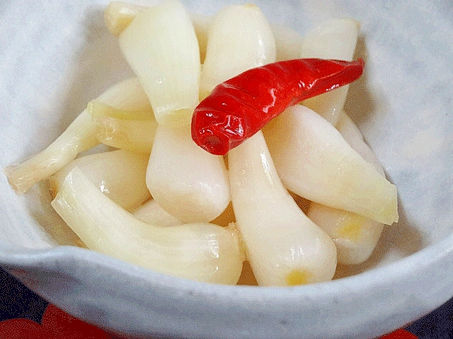 箸が止まらない☆ 「島らっきょう甘酢漬け」