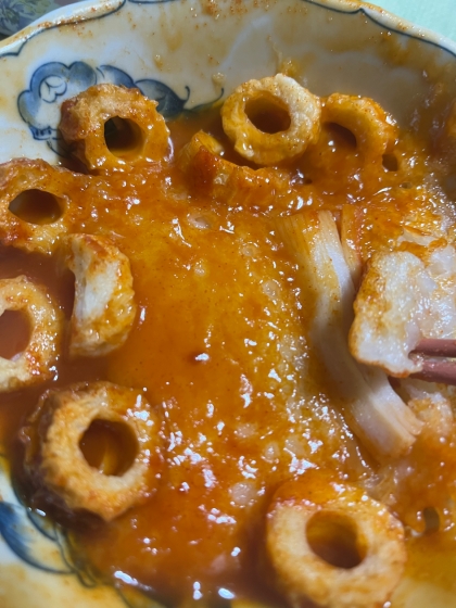 〔韓国料理〕トッポギ～ 韓国餅の甘辛和え～