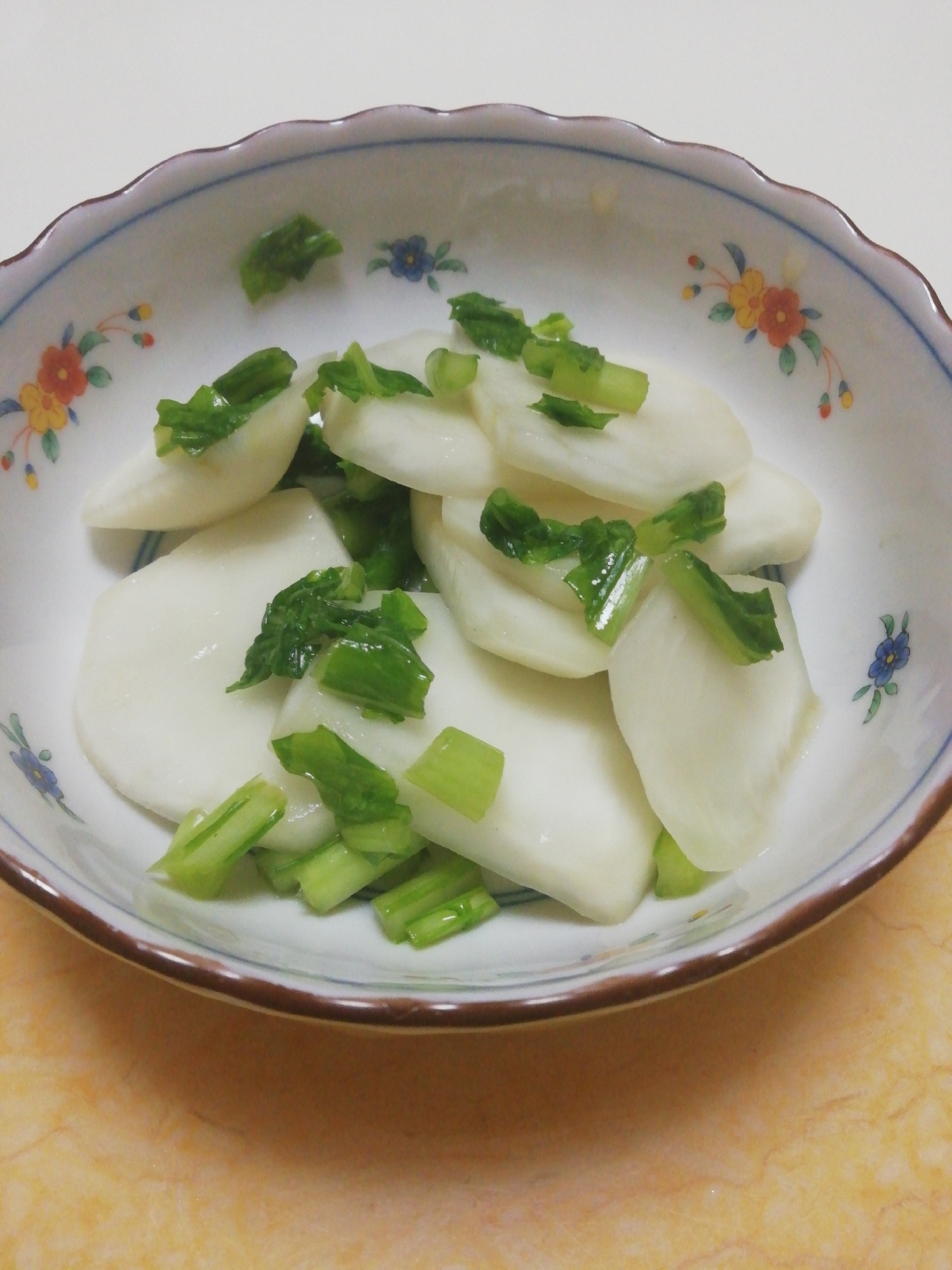 昆布茶 de かぶの浅漬け