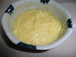 レンジでできる、簡単全卵使用のカスタードクリーム