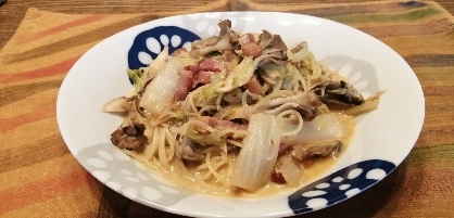 味噌がミソです。misoスープスパゲティ