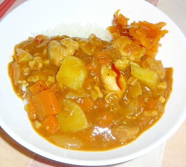鶏肉で作る簡単カレー