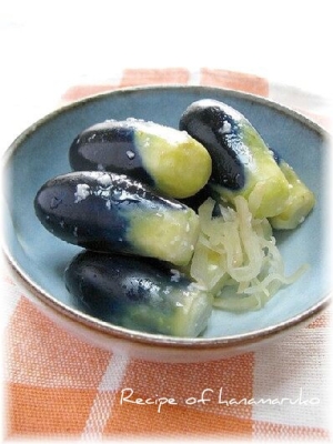 小ナスの塩麹で浅漬け レシピ 作り方 By はなまる子 楽天レシピ 小ナスの塩麹で浅漬け レシピ 作り方 By はなまる子 楽天レシピ