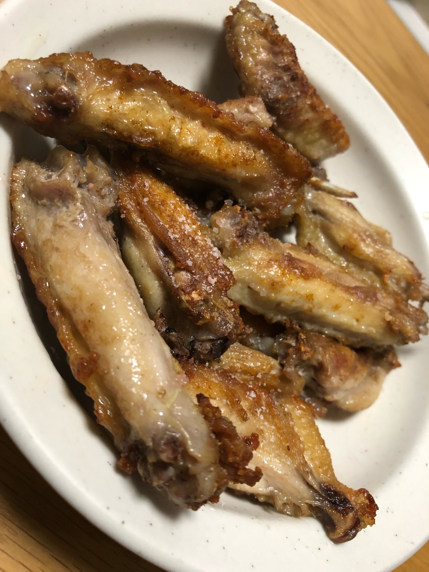 シンプルなつまみ 塩かけ焼き手羽先 レシピ 作り方 By 鷹cook 楽天レシピ