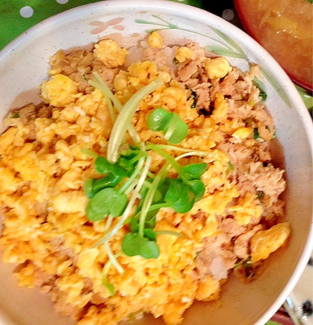 冷凍豆腐で！！そぼろ丼