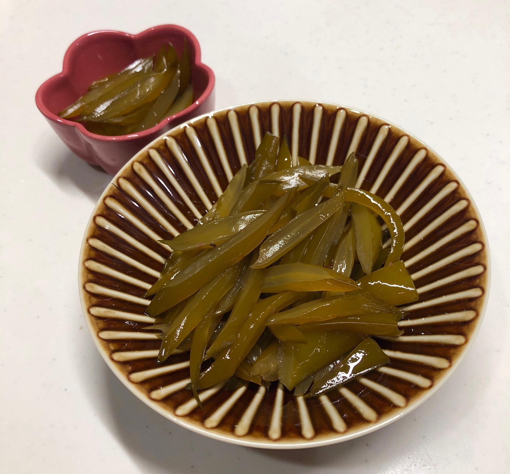 茎わかめの梅酢しょうゆ漬け