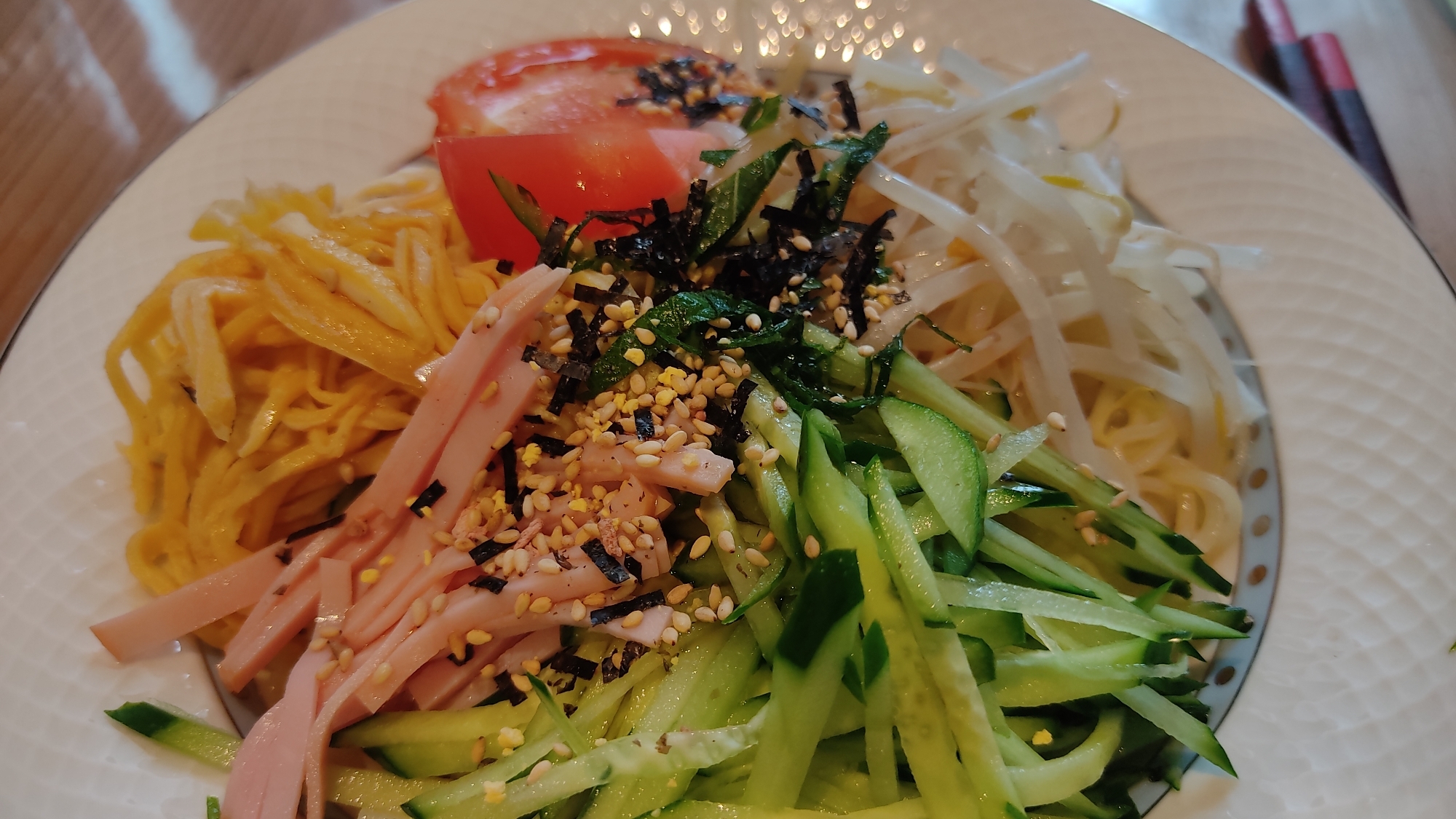 ５色冷やし中華 レシピ 作り方 By またたび 楽天レシピ