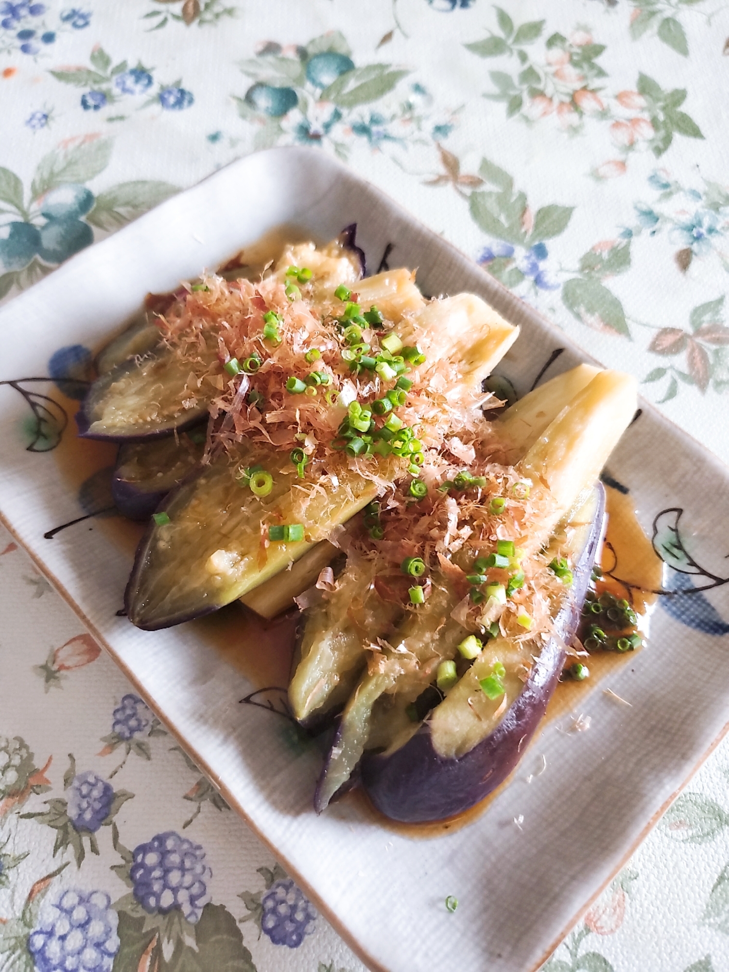 レンジで簡単！！茄子の煮浸し♪