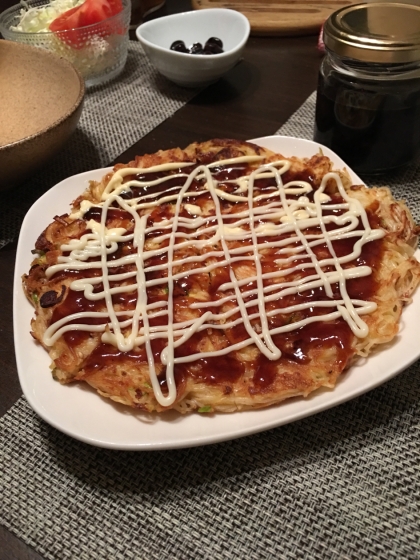 モチ♪カリ♪そうめんのお焼き風