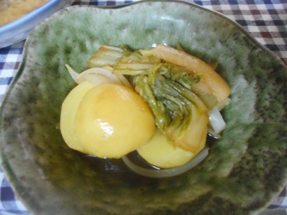 簡単おいしい！白菜じゃがいも大根たまねぎの煮物