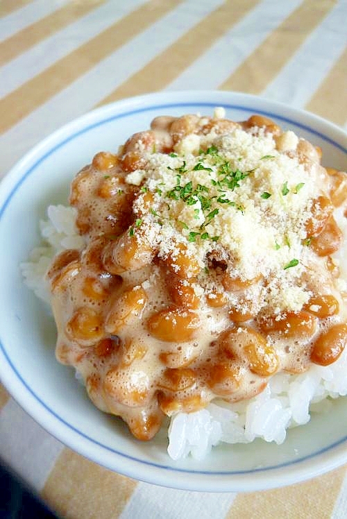 ☆朝食にコクあり納豆ごはん☆