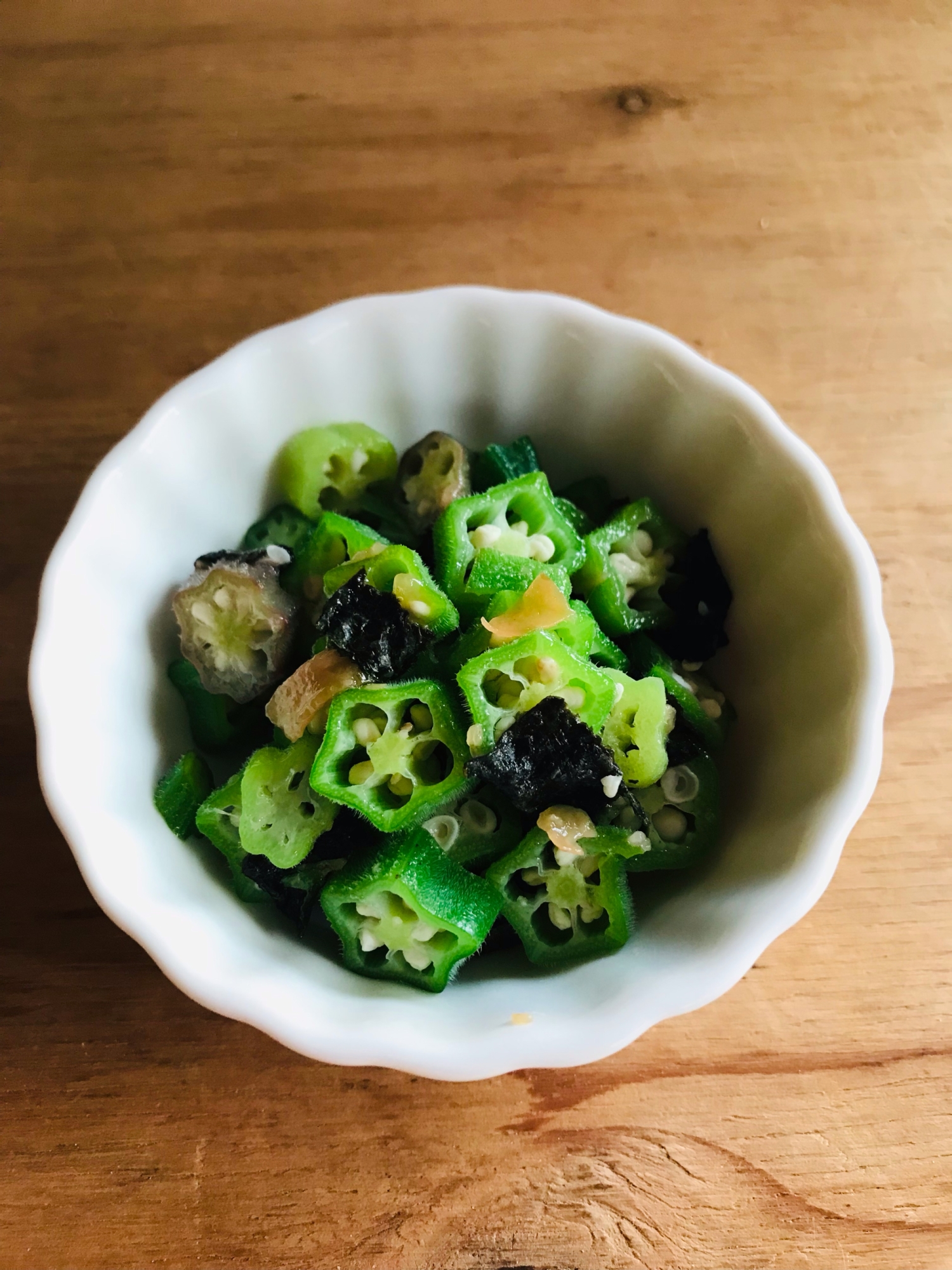 オクラの梅海苔和え レシピ 作り方 By わ菜園 楽天レシピ オクラの梅海苔和え レシピ 作り方 By わ菜園 楽天レシピ