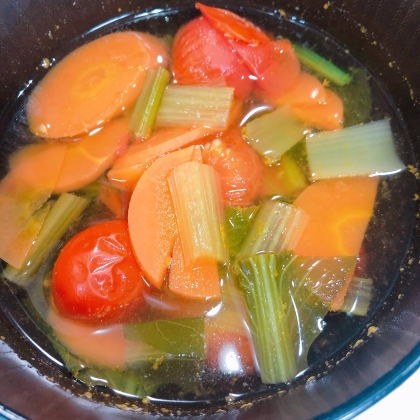 活力鍋で野菜とろとろスープ　　　♪♪