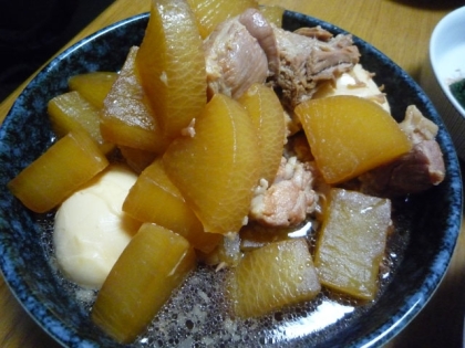 大根も入れました。柔らかすぎて崩れてしまいましたが、美味しかったです♪