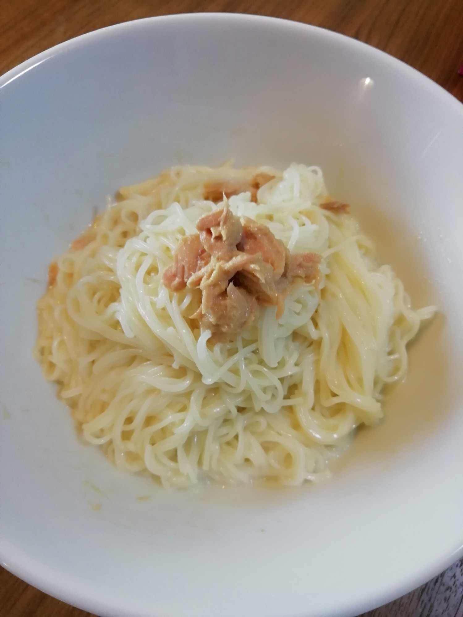 簡単☆パパ飯☆ツナマヨ素麺