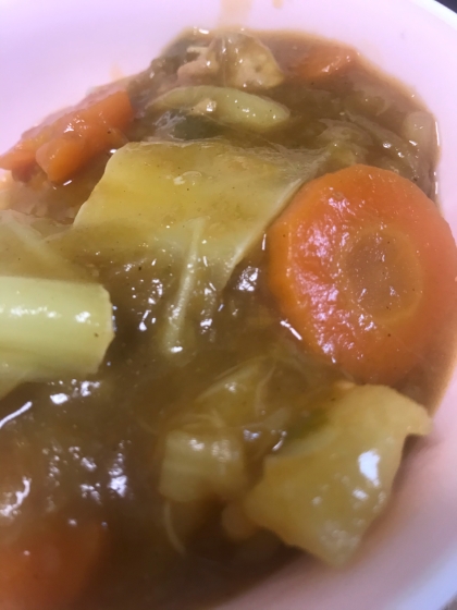 残り野菜カレー