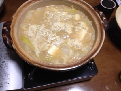冬にはお鍋ですね。美味しかったです*\(^o^)/*