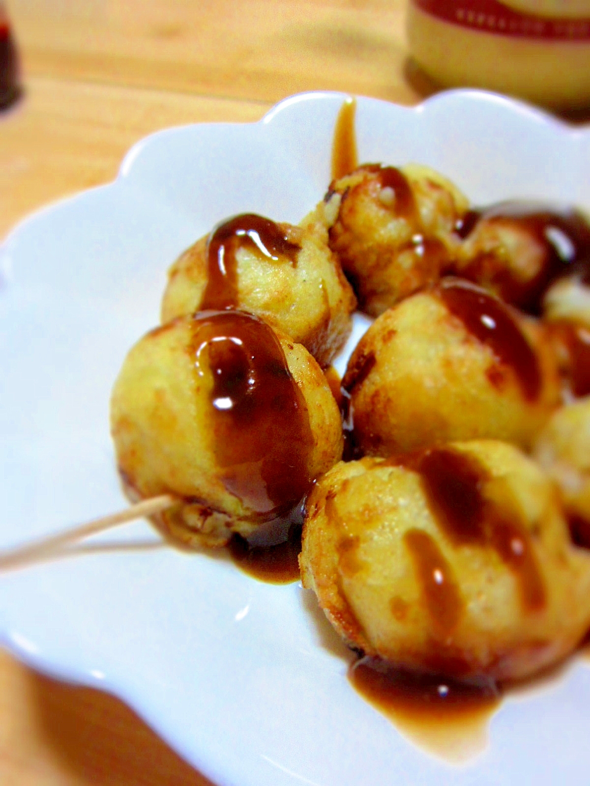 驚くほどにトロトロ!小麦粉不使用・米粉タコ焼き~♪