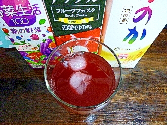 アイス紫の野菜アップル酒