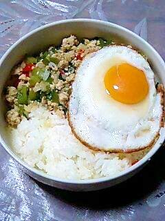 ちょっと本格派 タイ風鶏肉のバジル炒めご飯 レシピ 作り方 By なまこdx 楽天レシピ