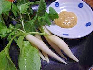 味噌マヨ さしみ大根ディップ レシピ 作り方 By 一点集中力 楽天レシピ