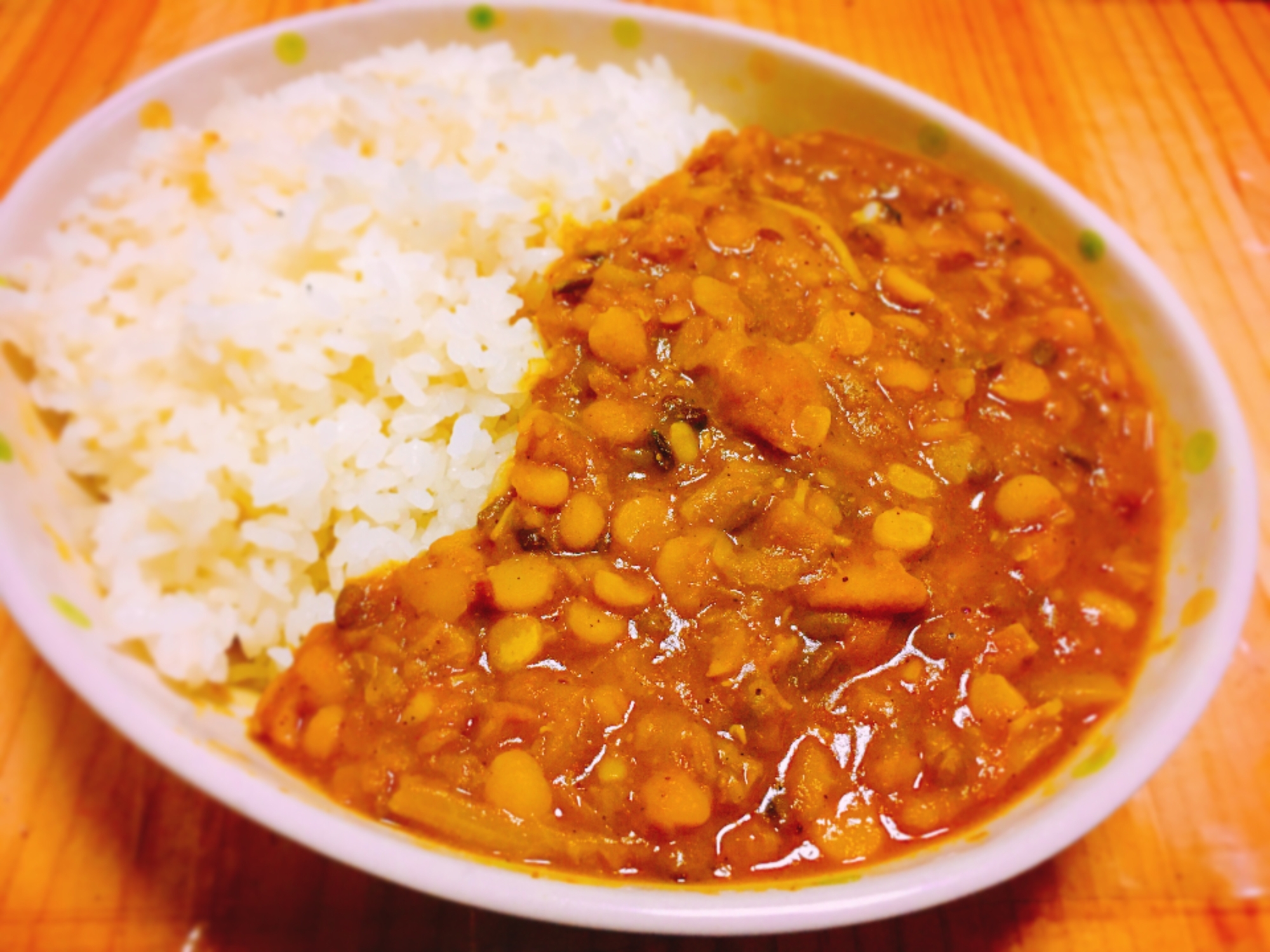 白菜たっぷり！豆カレー