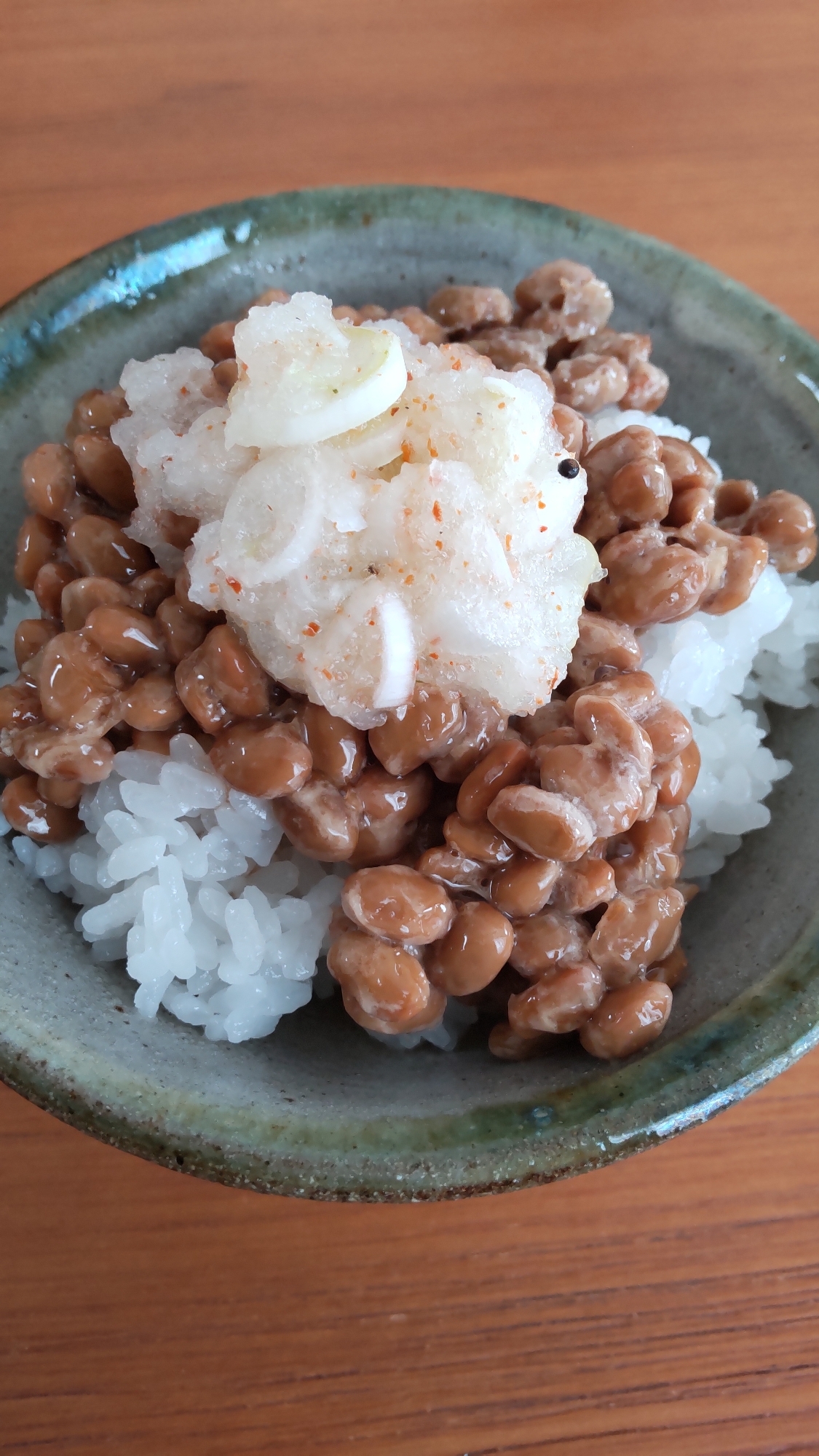 大根おろしde納豆丼☆