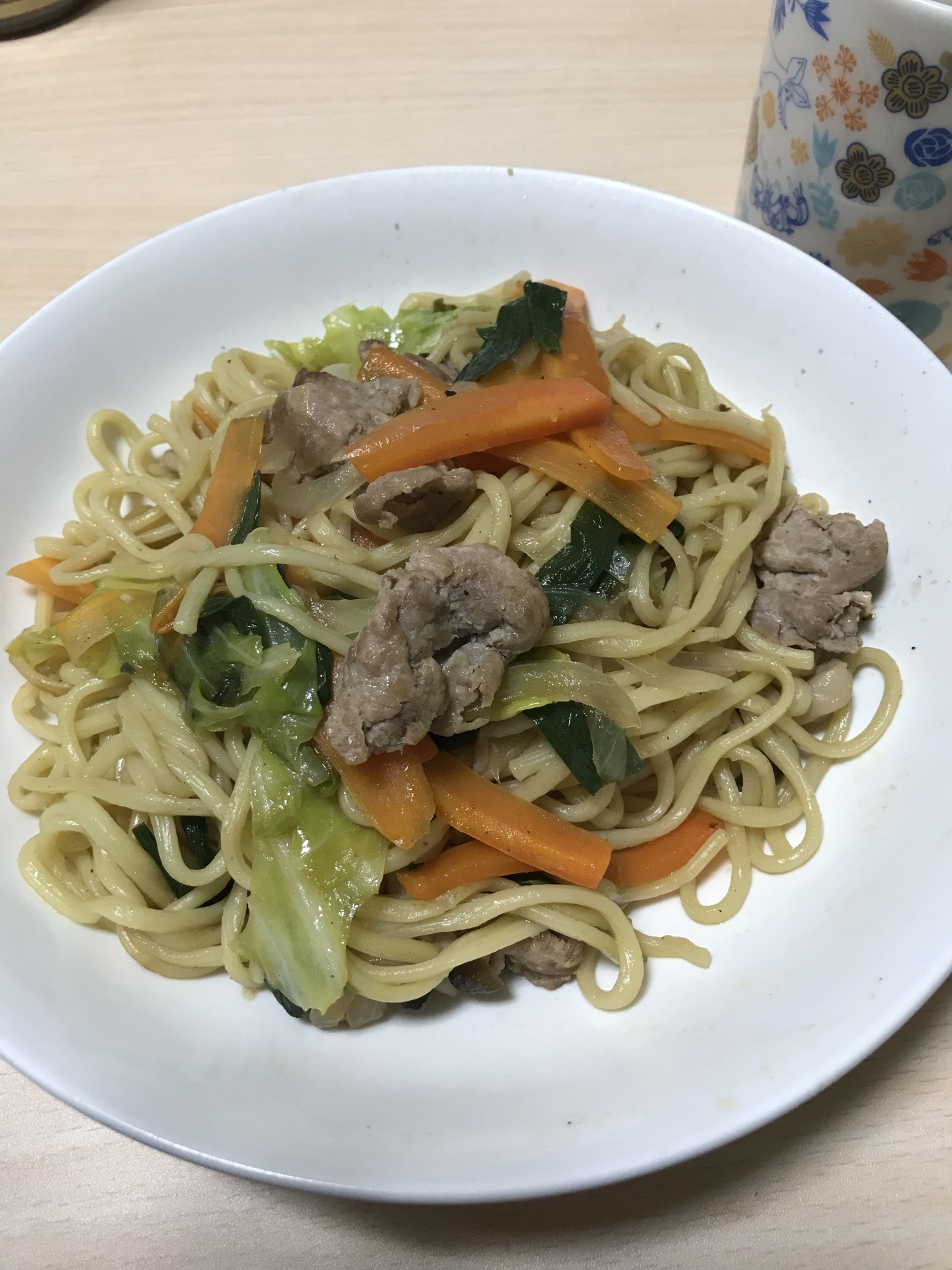 コスパ最強！野菜たっぷり！塩焼きそば！