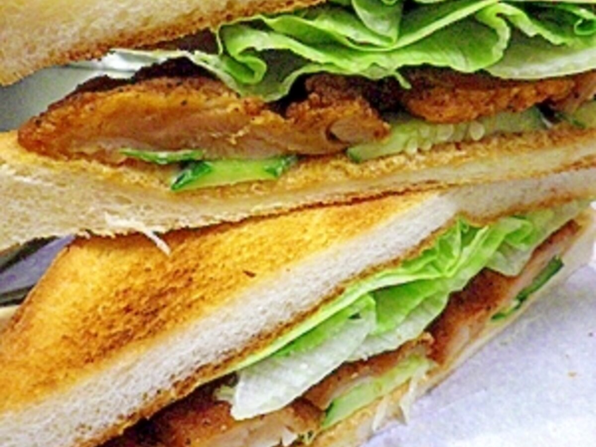 惣菜万歳 フライドチキンでボリュームトーストサンド レシピ 作り方 By Johnny Bean 楽天レシピ 惣菜万歳 フライドチキンでボリュームトーストサンド レシピ 作り方 By Johnny Bean 楽天レシピ