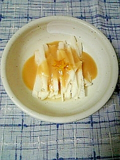 ☆長芋の柚子酢味噌☆