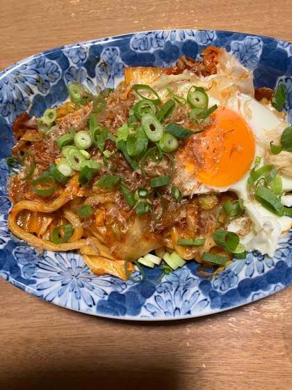 ☆★豚キムチ焼きうどん♪★☆