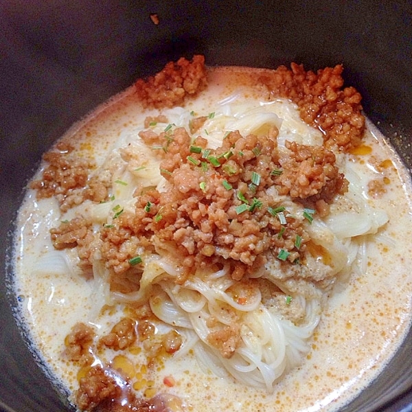 優しい味で温まる 豆乳坦々そうめん レシピ 作り方 By Mi8045 楽天レシピ 優しい味で温まる 豆乳坦々そうめん レシピ 作り方 By Mi8045 楽天レシピ