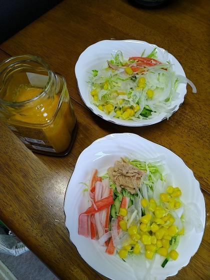 手作りのドレッシングでおいしかったです＾＾