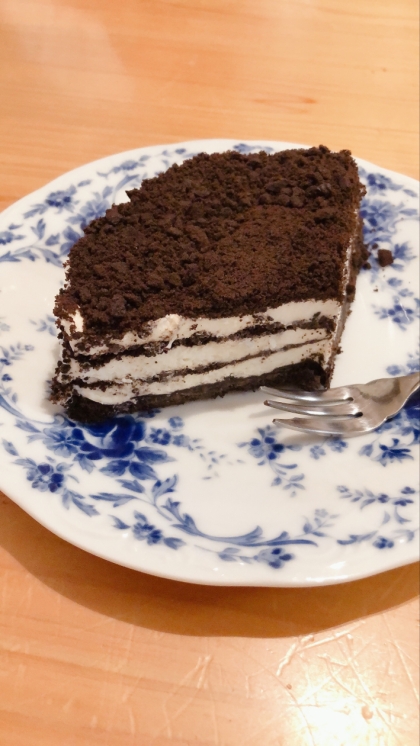 ヨーグルトで(^^)チーズケーキ風withオレオ♪