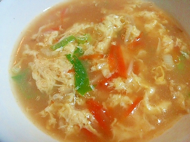 ラーメンの残りスープをアレンジ かき玉スープ レシピ 作り方 By Jrとmc 楽天レシピ